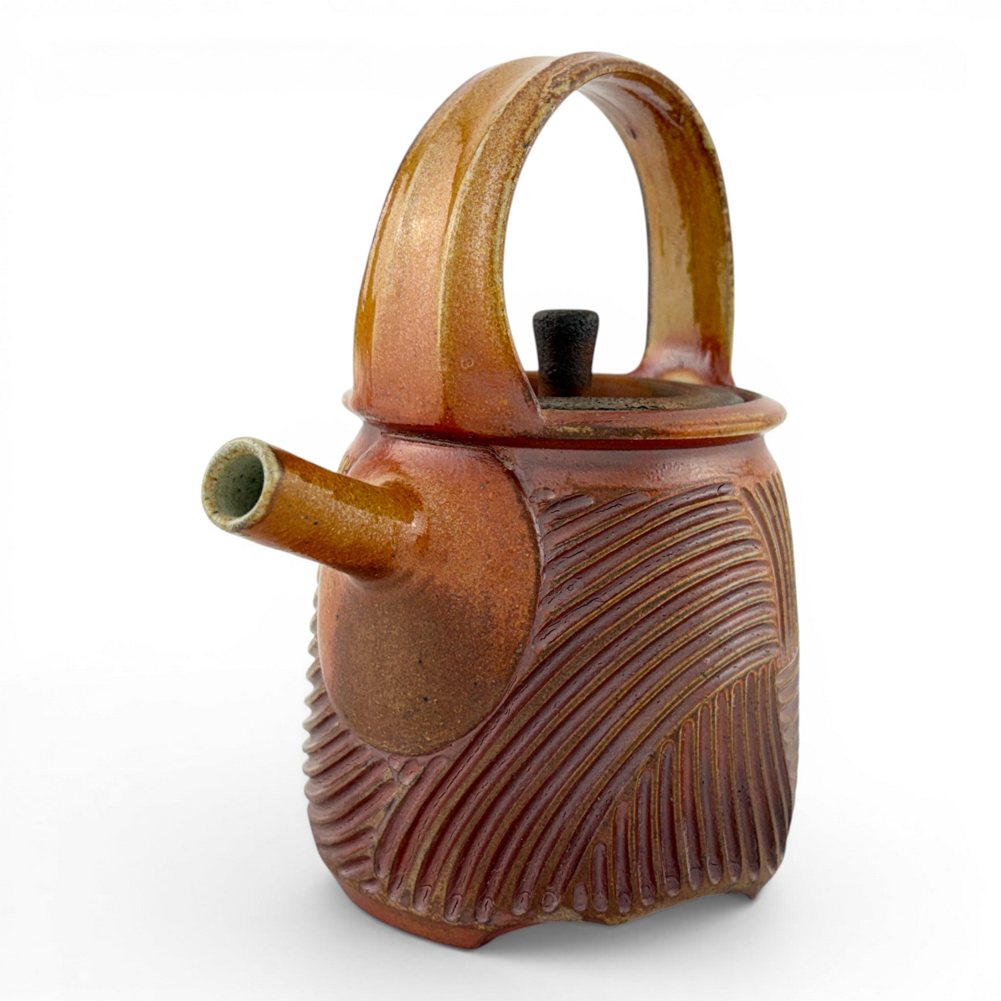 Jamie Kirkpatrick - Carved Pinwheel Teapot