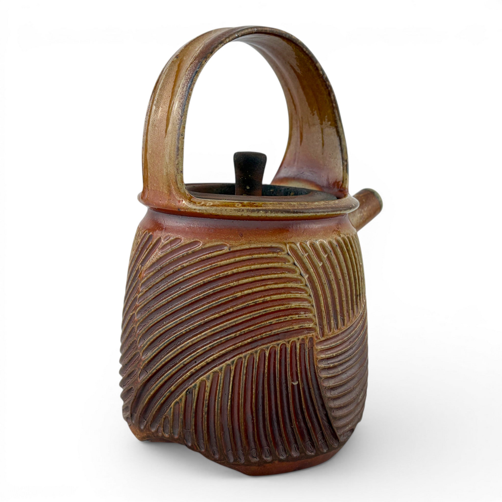 Jamie Kirkpatrick - Carved Pinwheel Teapot