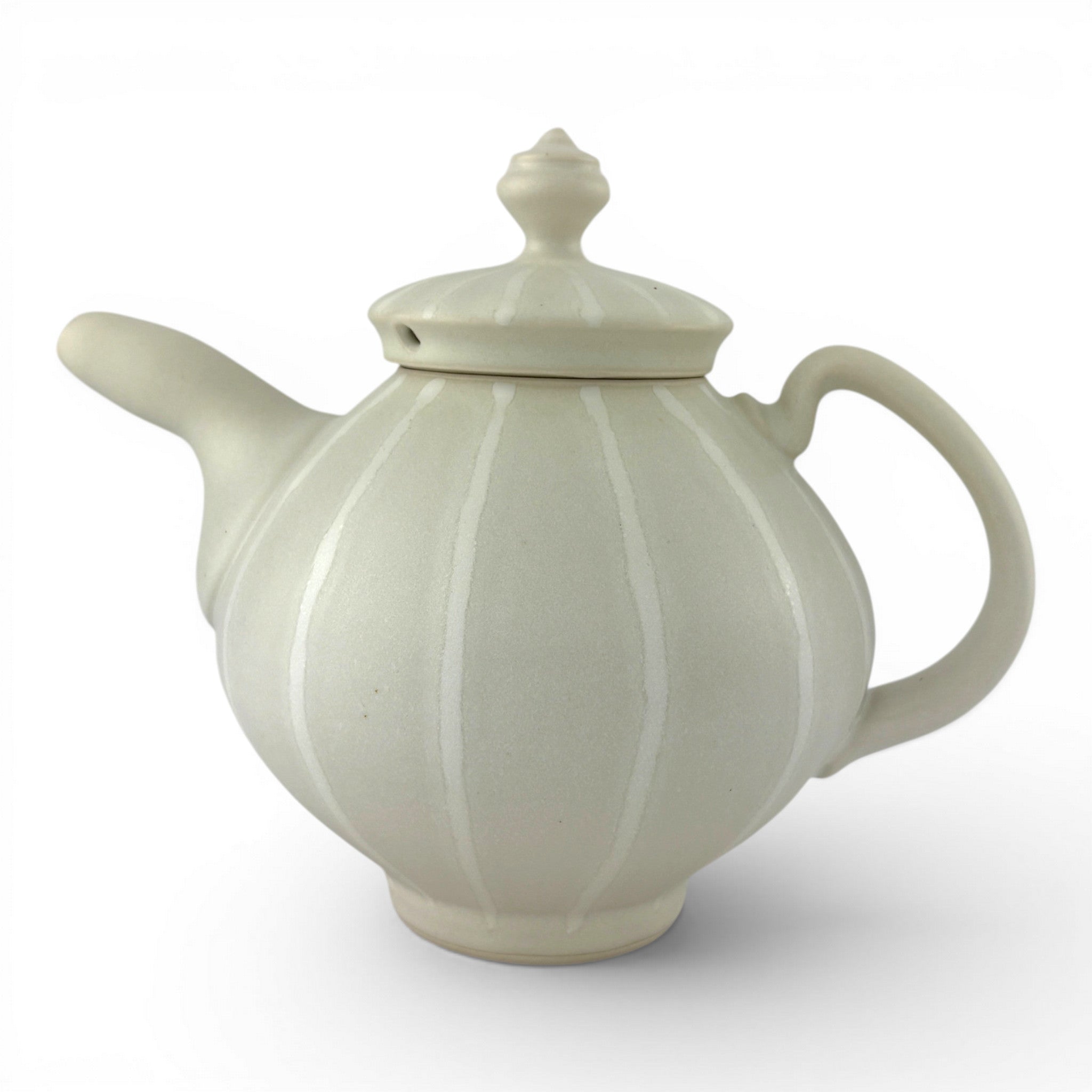 Ryan J. Greenheck - White Pollock Teapot