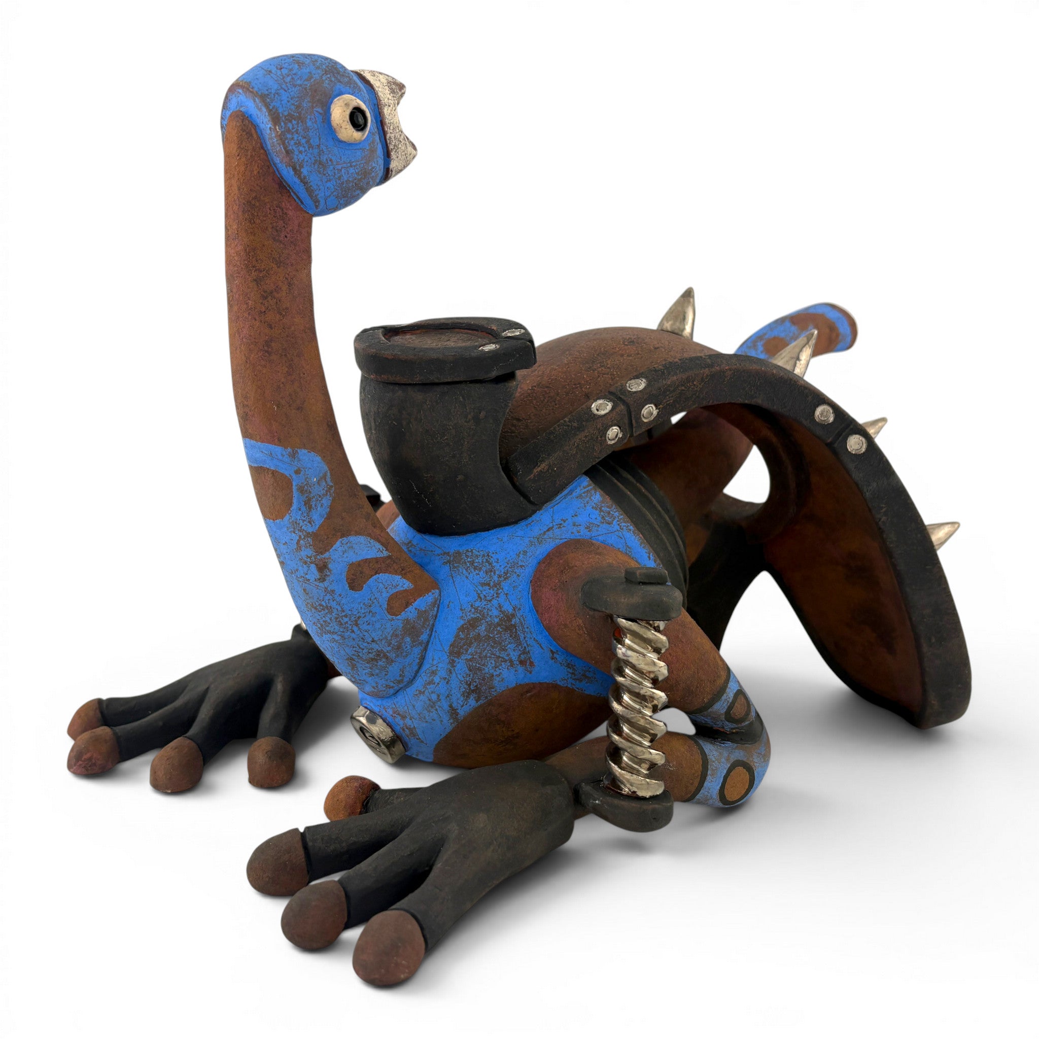 Gerard Ferrari - Armored Cybernetic Bird with Knee Brace: Orphaned Teapot