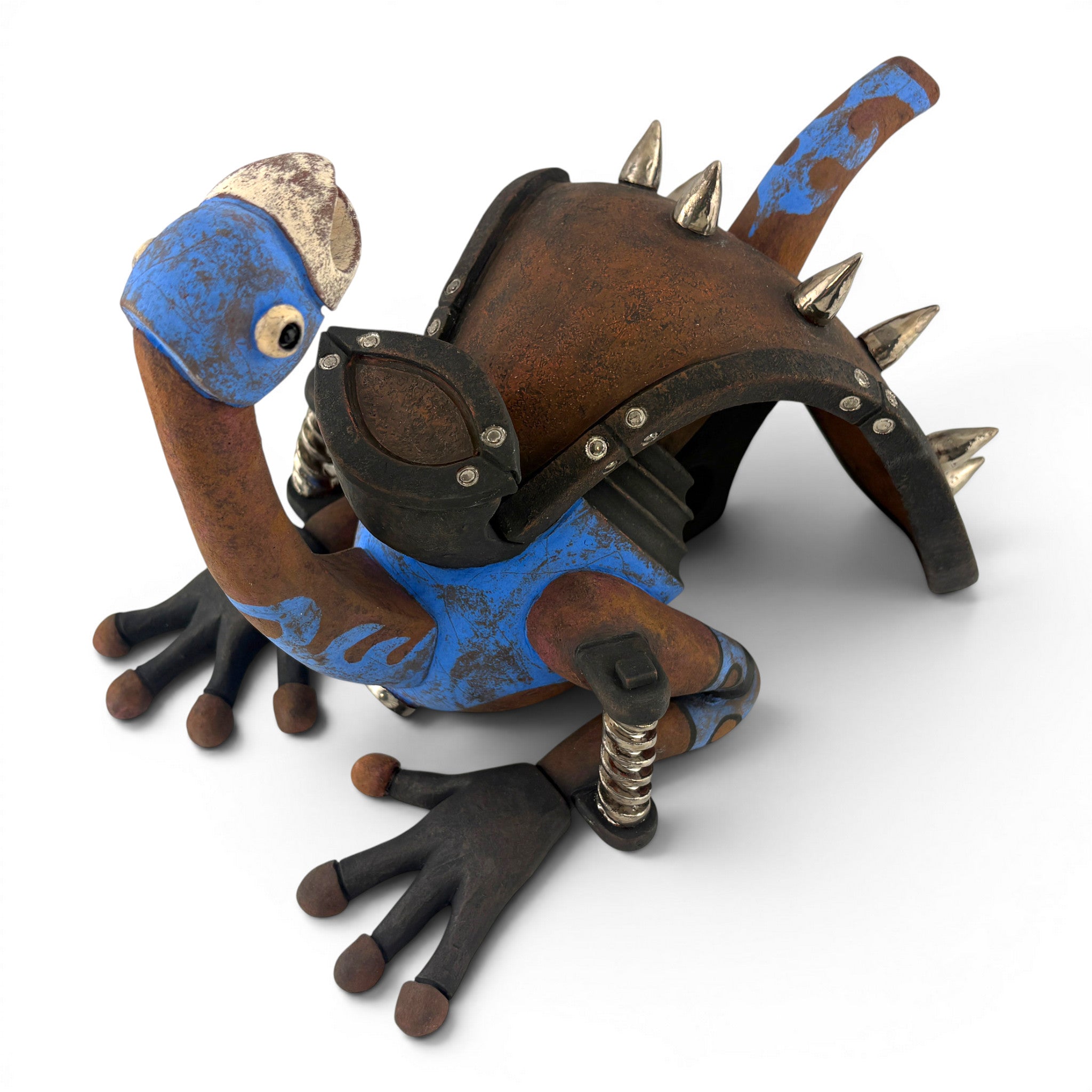 Gerard Ferrari - Armored Cybernetic Bird with Knee Brace: Orphaned Teapot