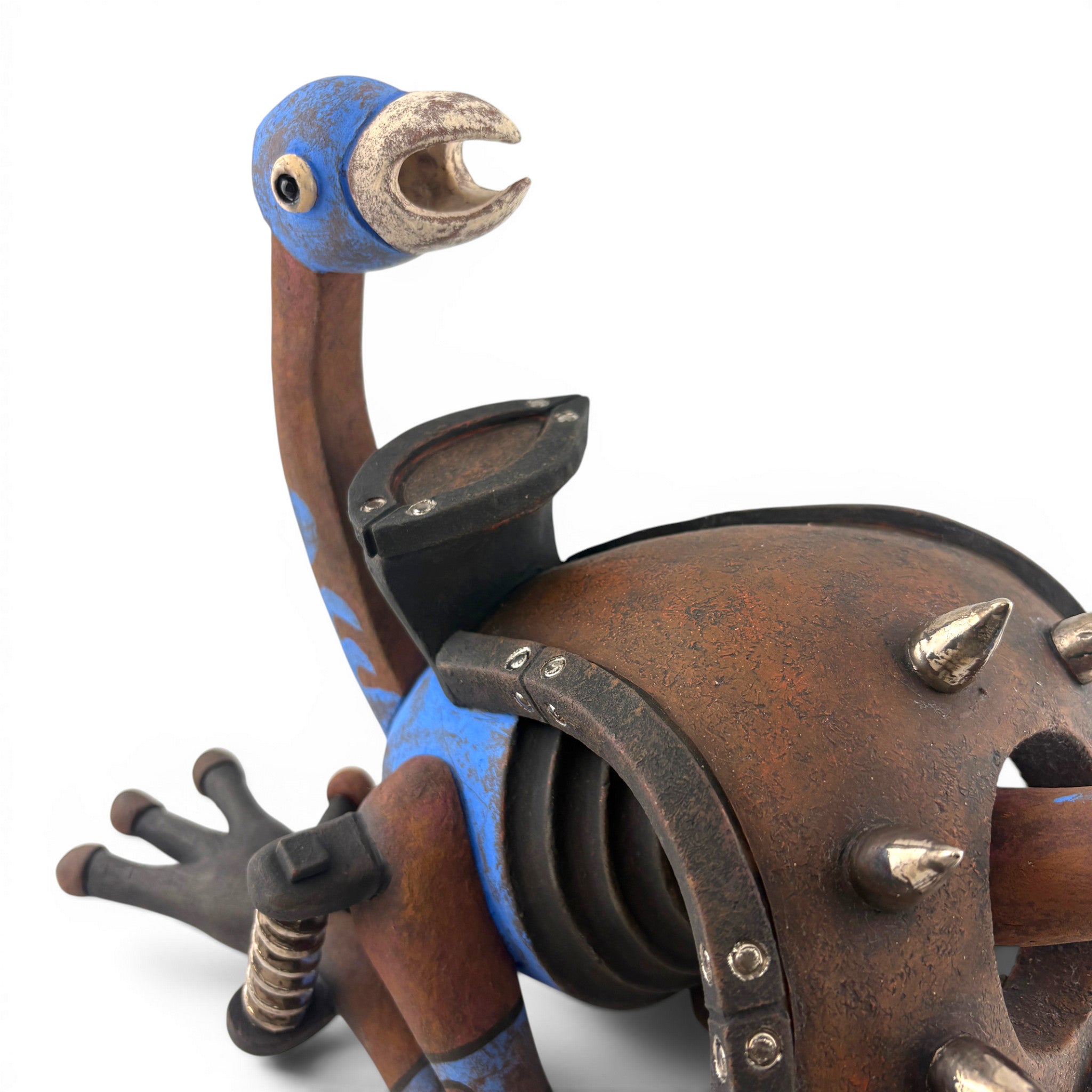 Gerard Ferrari - Armored Cybernetic Bird with Knee Brace: Orphaned Teapot