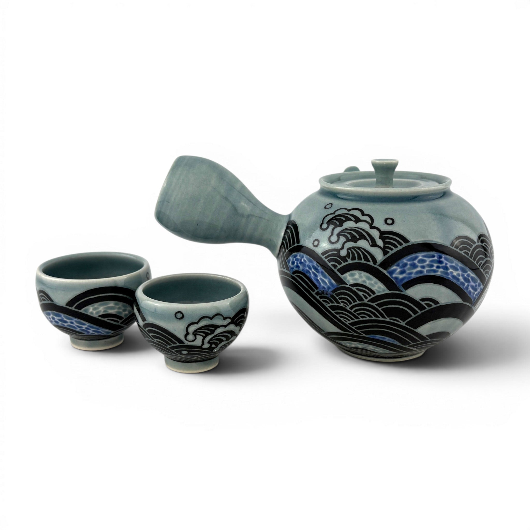 Yoko Sekino-Bové - Floating Blue Waves Teapot