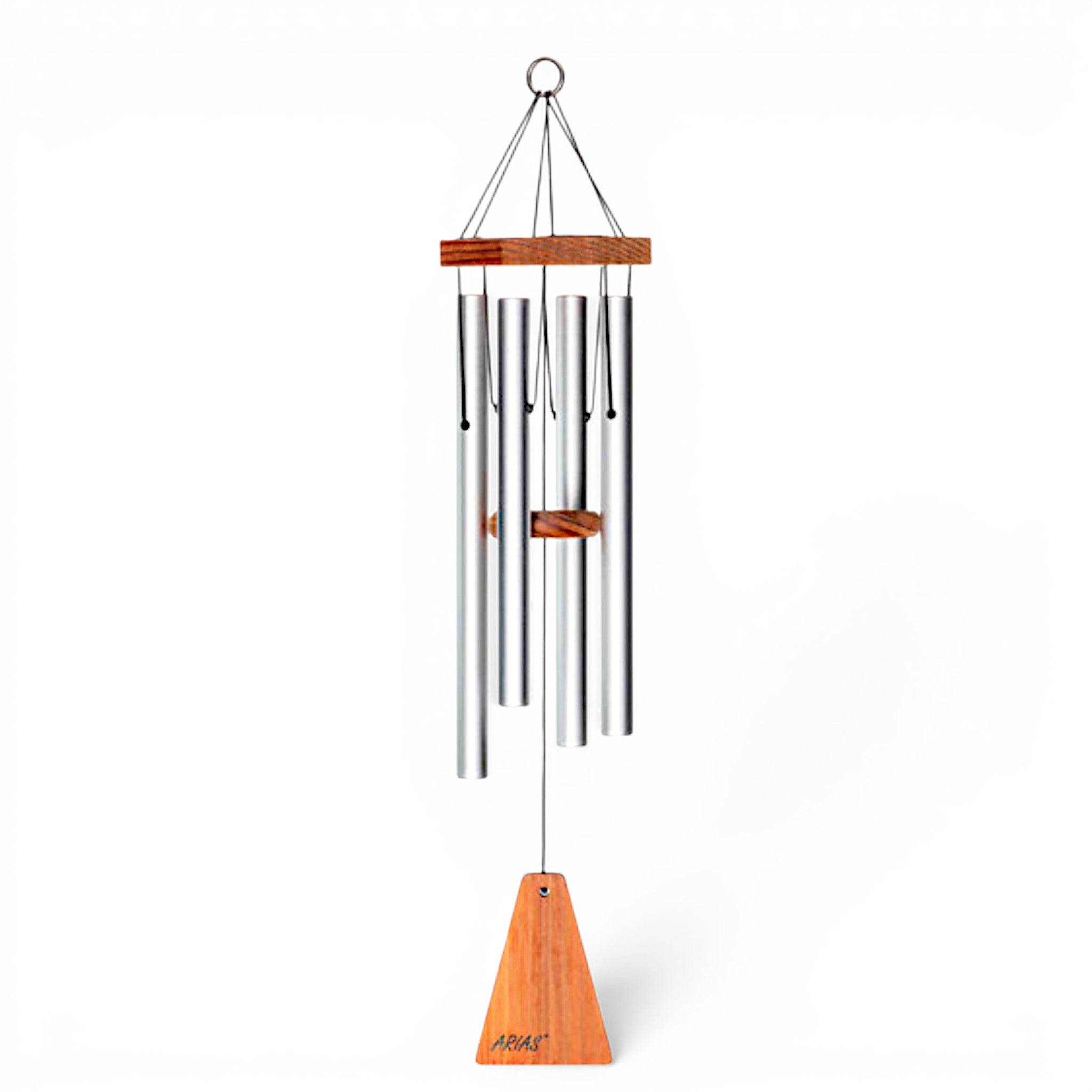 27" Wind Chime - Satin Silver