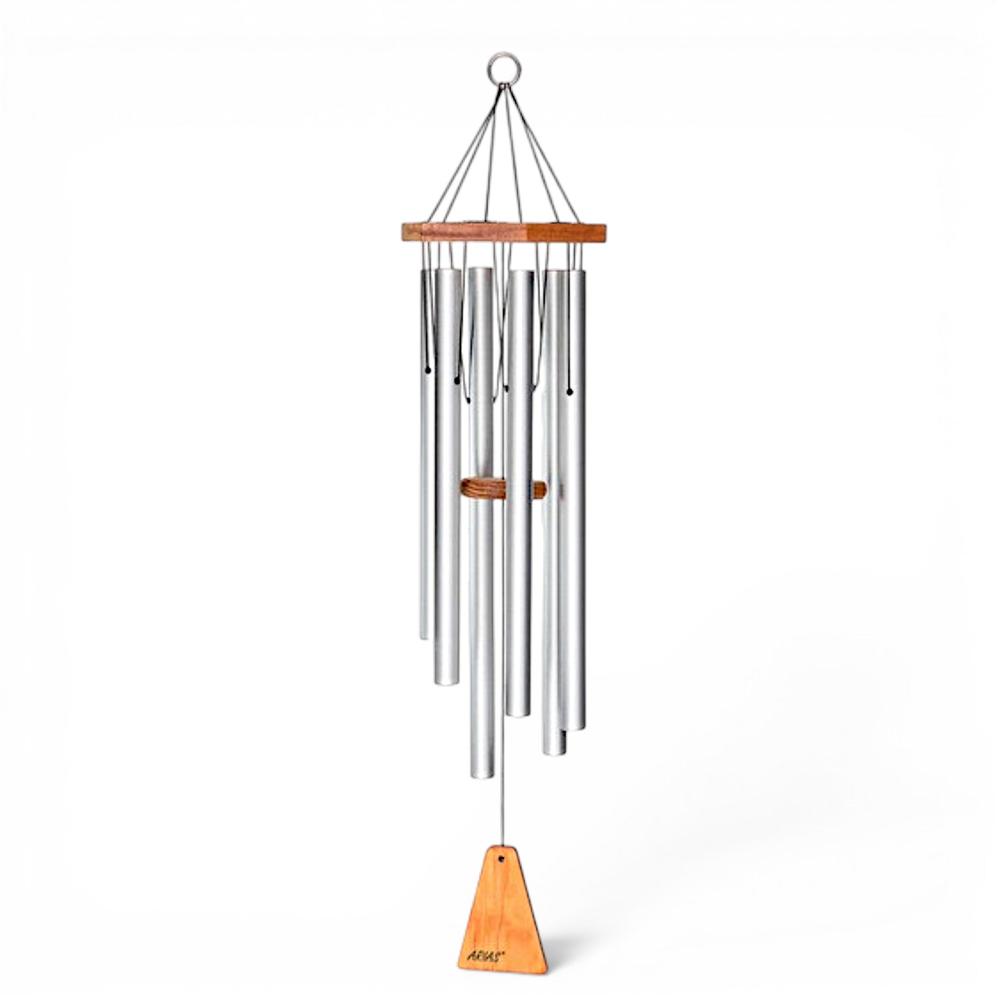 34" Wind Chime - Satin Silver