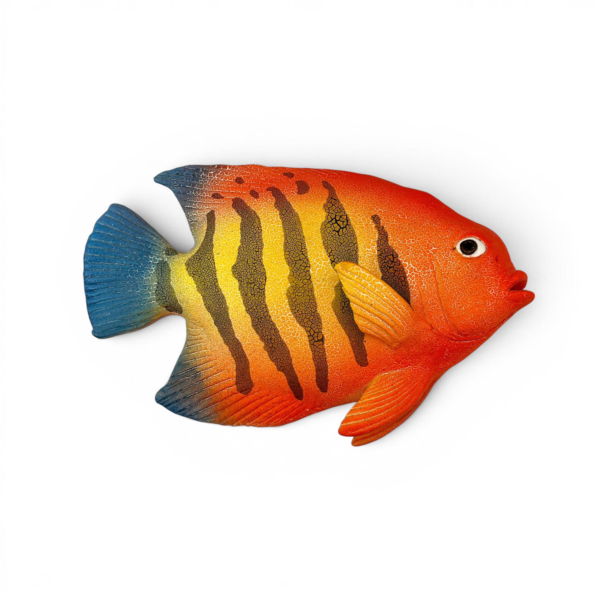 Flame Angelfish- Raku Fired