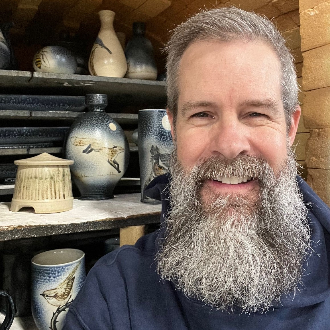 Charlie Tefft - Three Possom Teapot