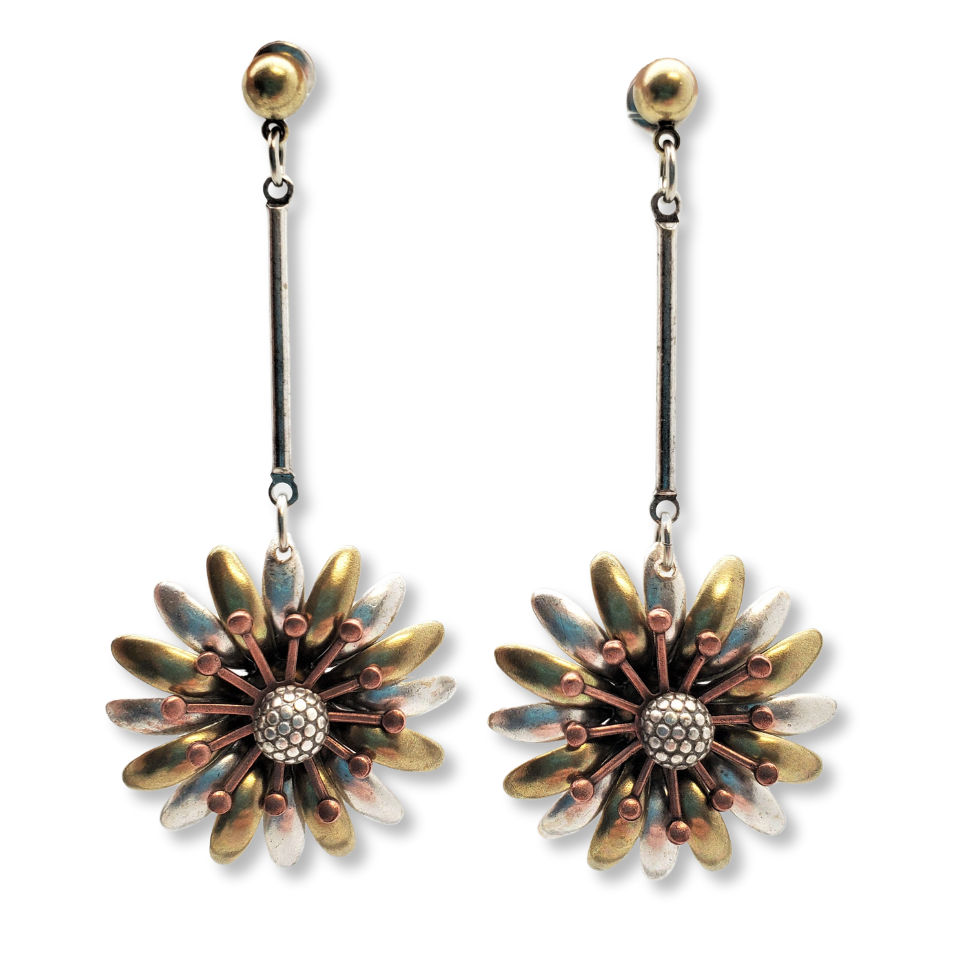 Flower Drop Earrings