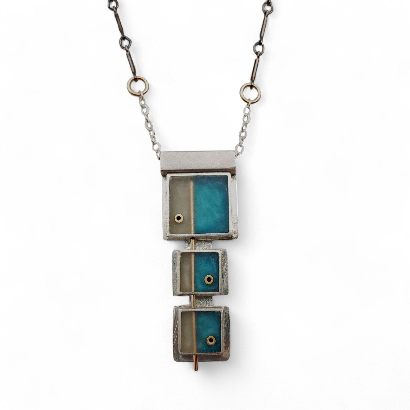 Three Squares Necklace