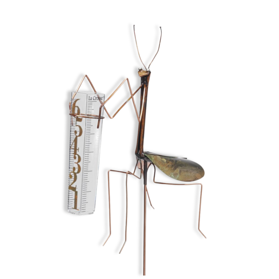 Rain Gauge - Praying Mantis