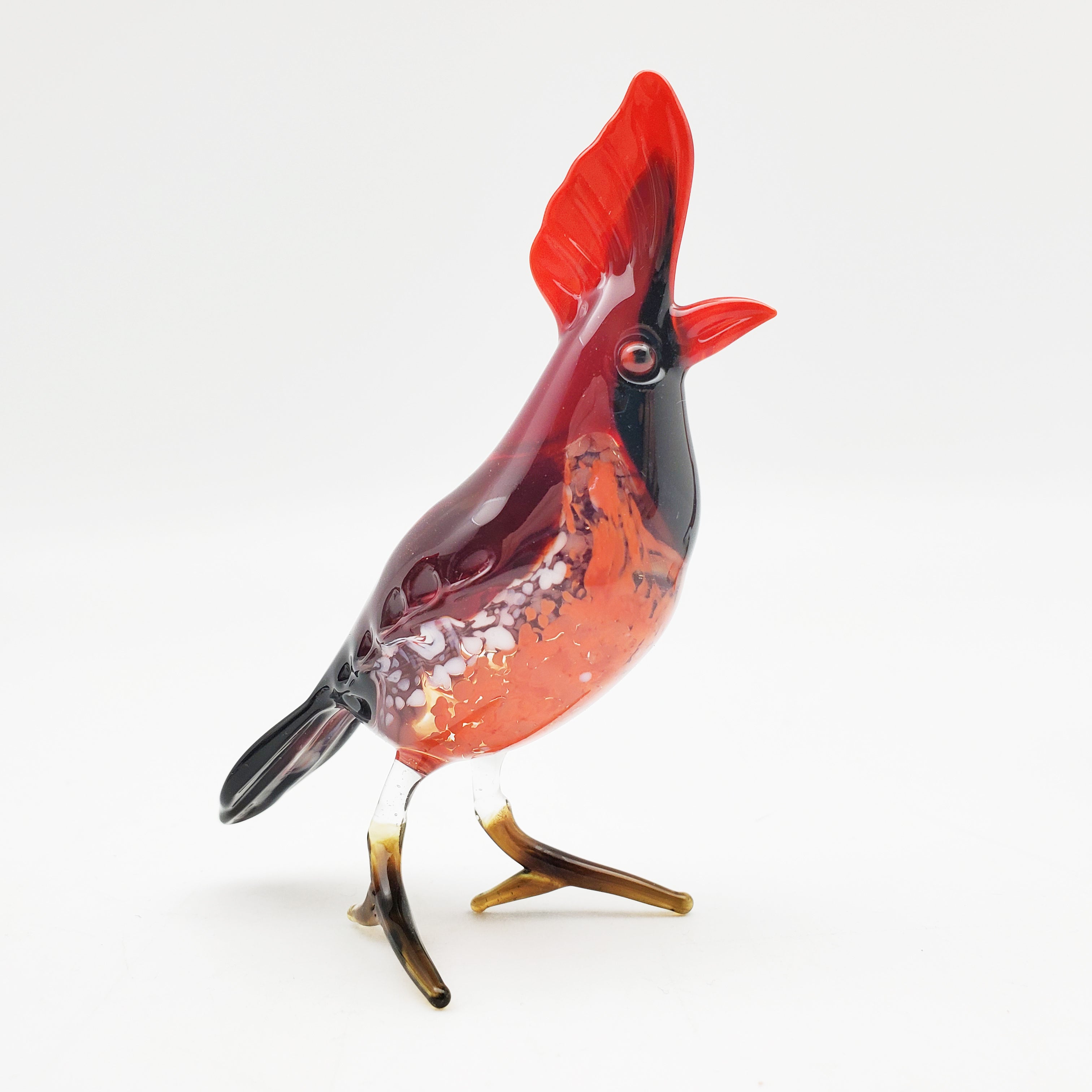 Art Glass Bird - Cardinal