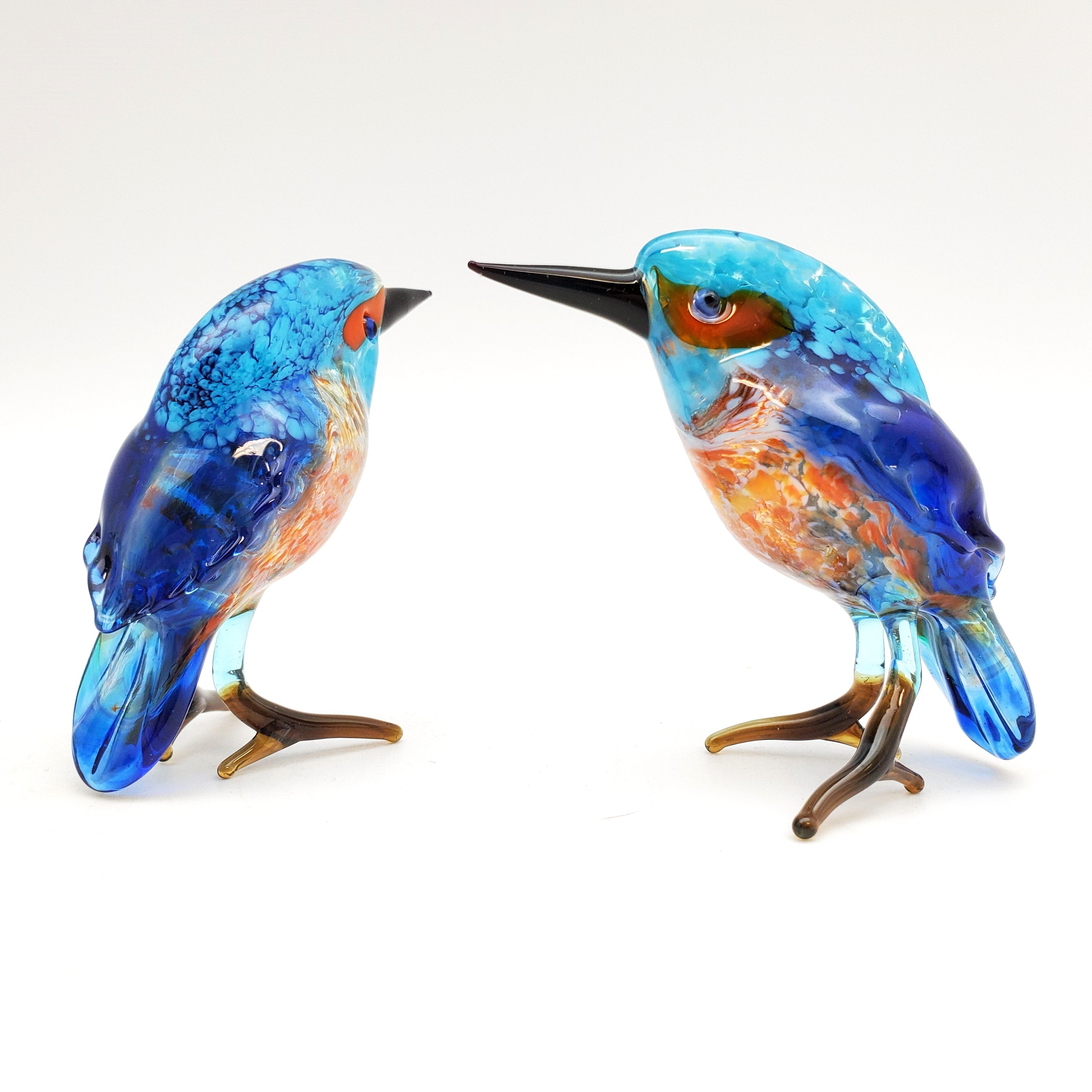 Art Glass Bird - Kingfisher
