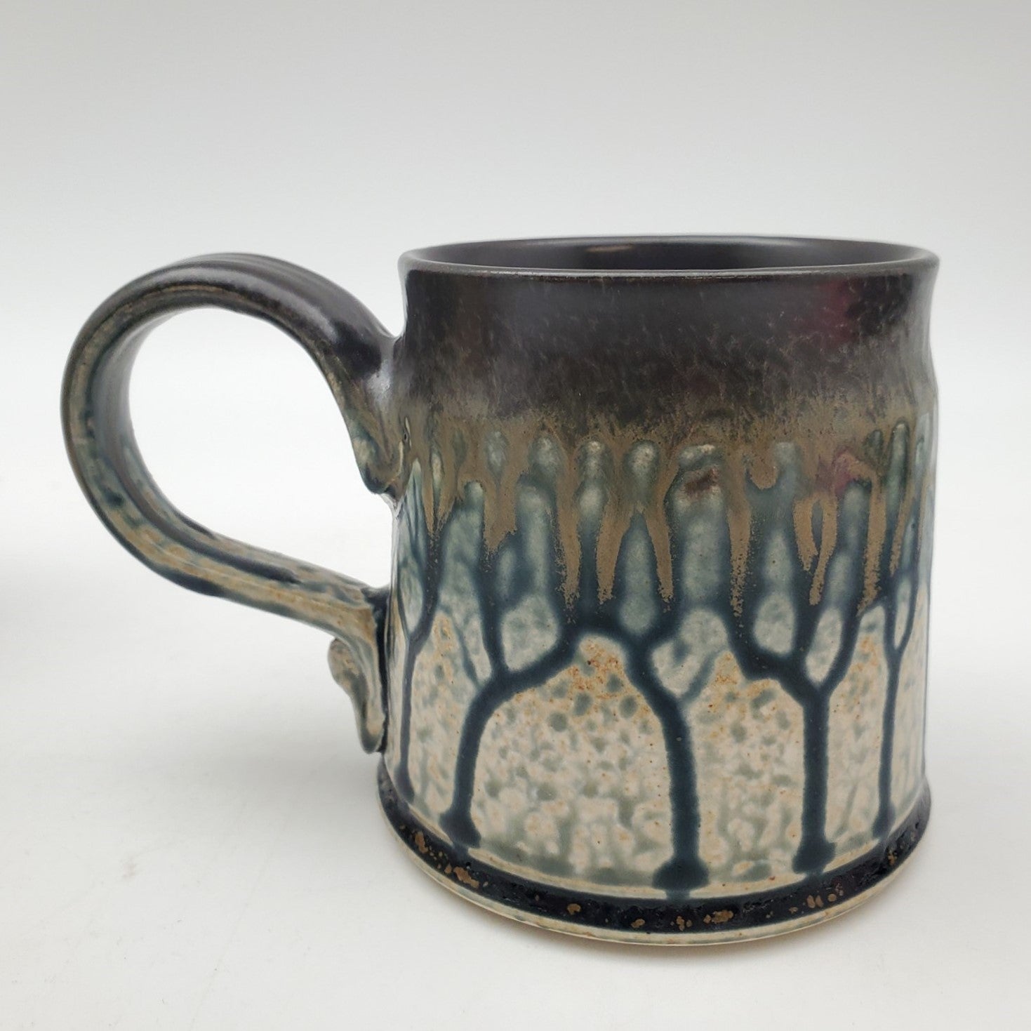 Stoneware Mug - Blue/Gray