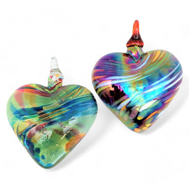 Glass Eye Studio Glass Heart Ornament Collection