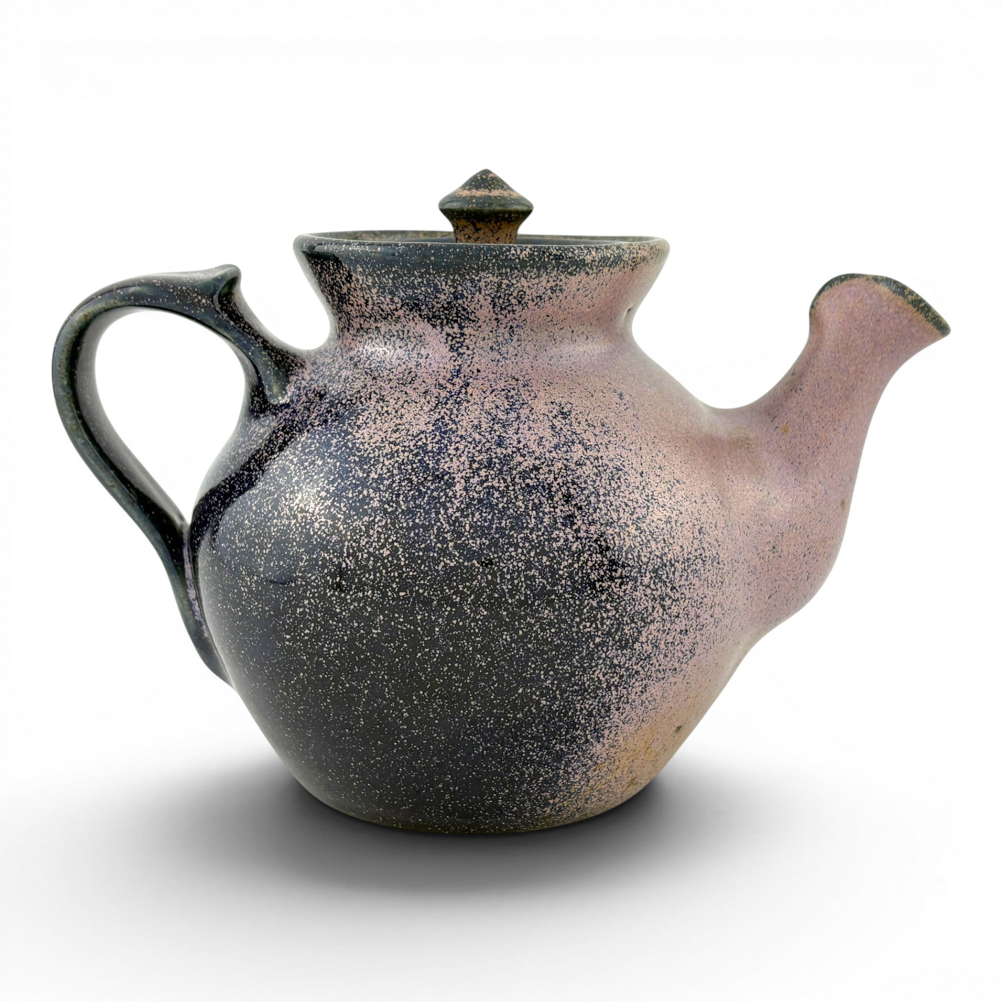 Vernon Owens - Teapot with Cobalt & Lavender Glaze
