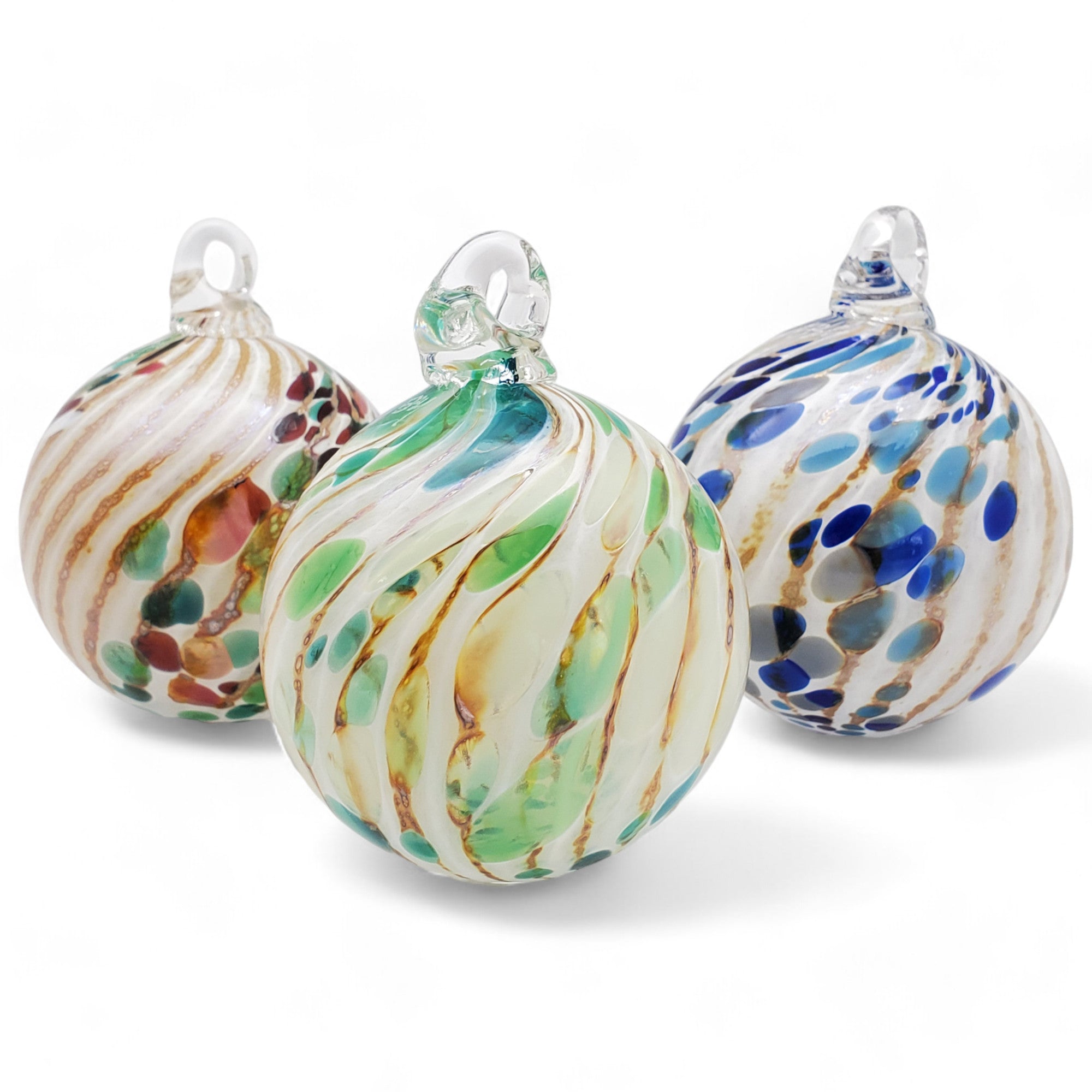 Loretta Eby Glass Wave Ornament Collection