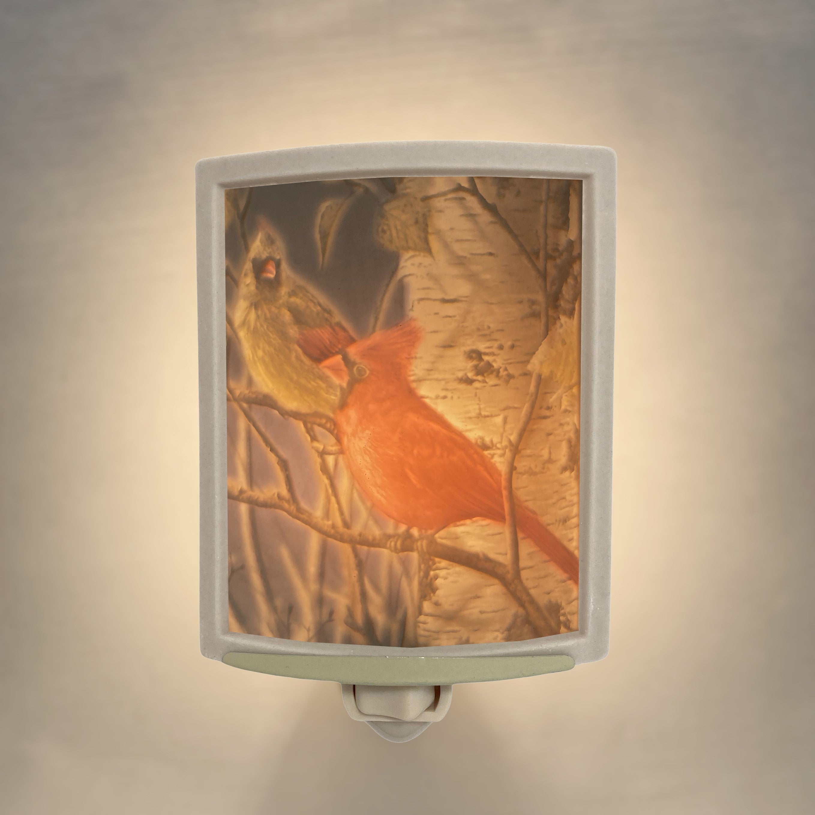 Cardinals - Lithophane Night Light