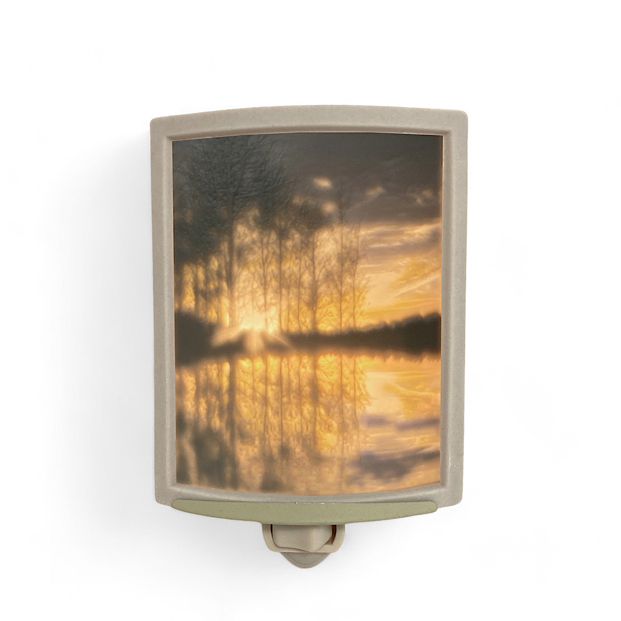 Lakeshore Sunset - Lithophane Night Light