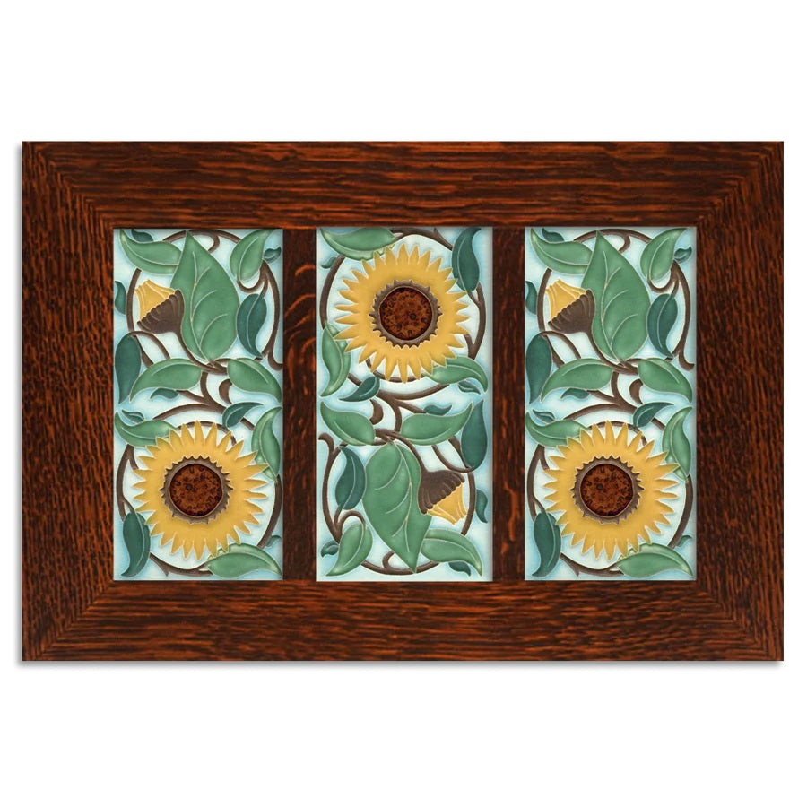 Sunflower Framed Tile Set