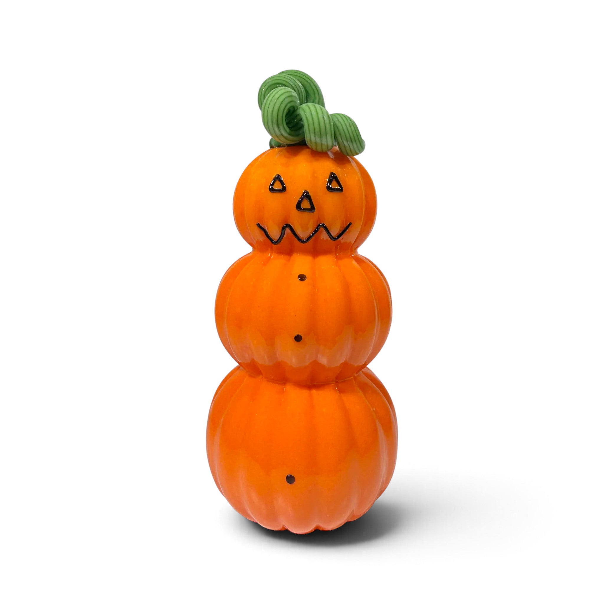 Snowman - Stacked Pumpkin Jack O' Lantern