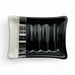 black and white glass soap dish by Lisa Oakley