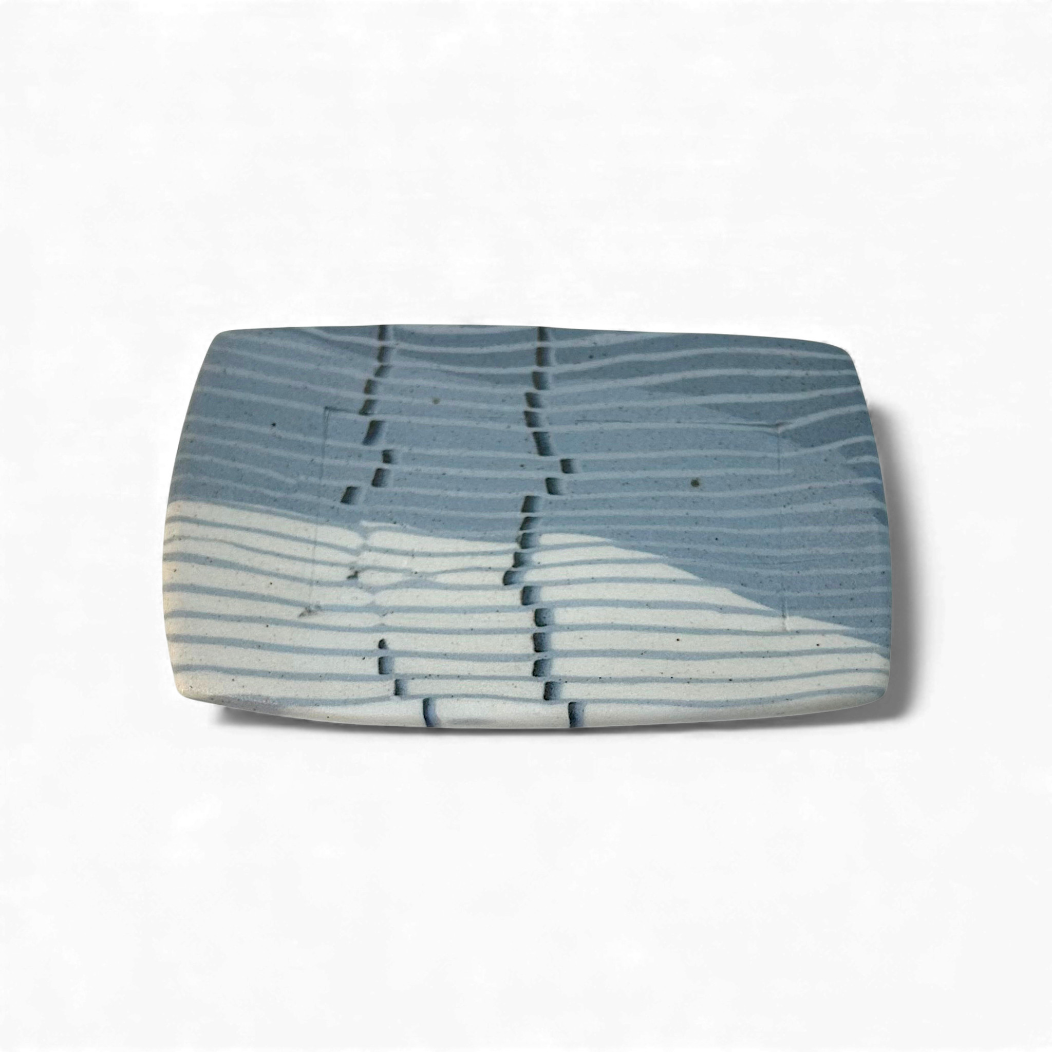 handbuilt colored porcelain tray is great for small objects around the house