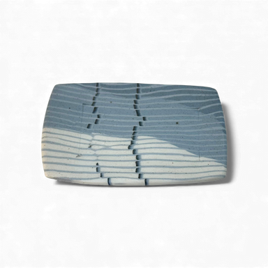 handbuilt colored porcelain tray is great for small objects around the house