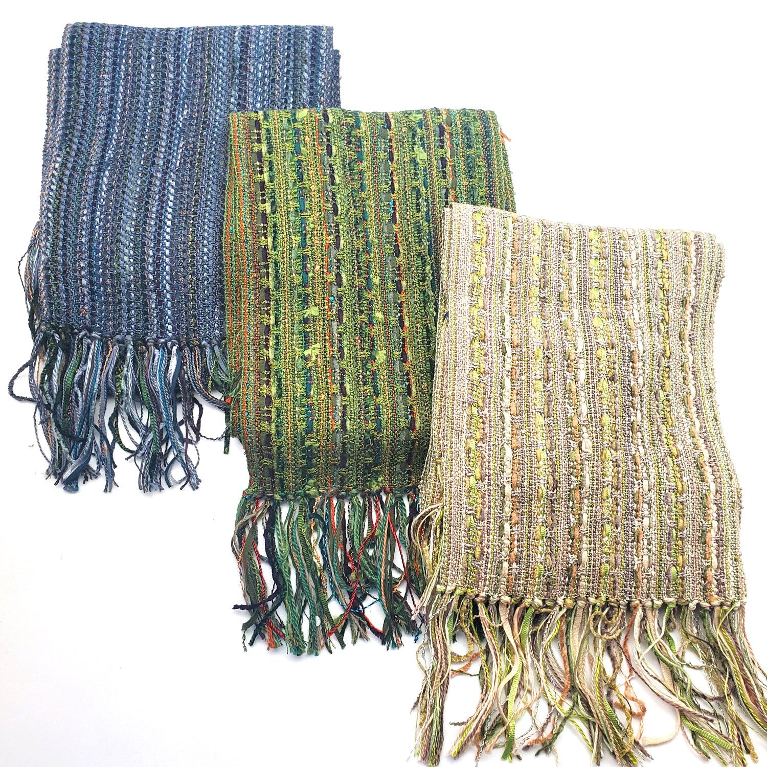 handmade scarf is available in three color options