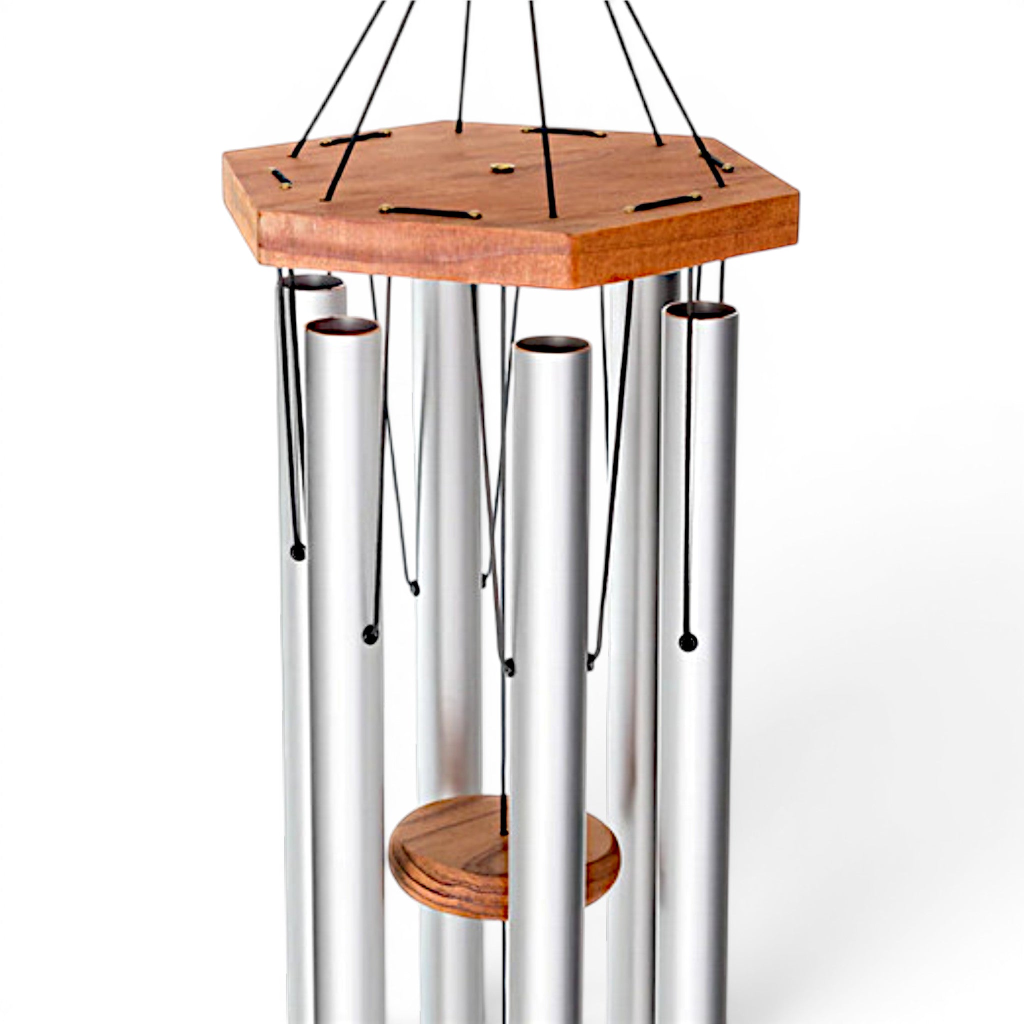 34" Wind Chime - Satin Silver