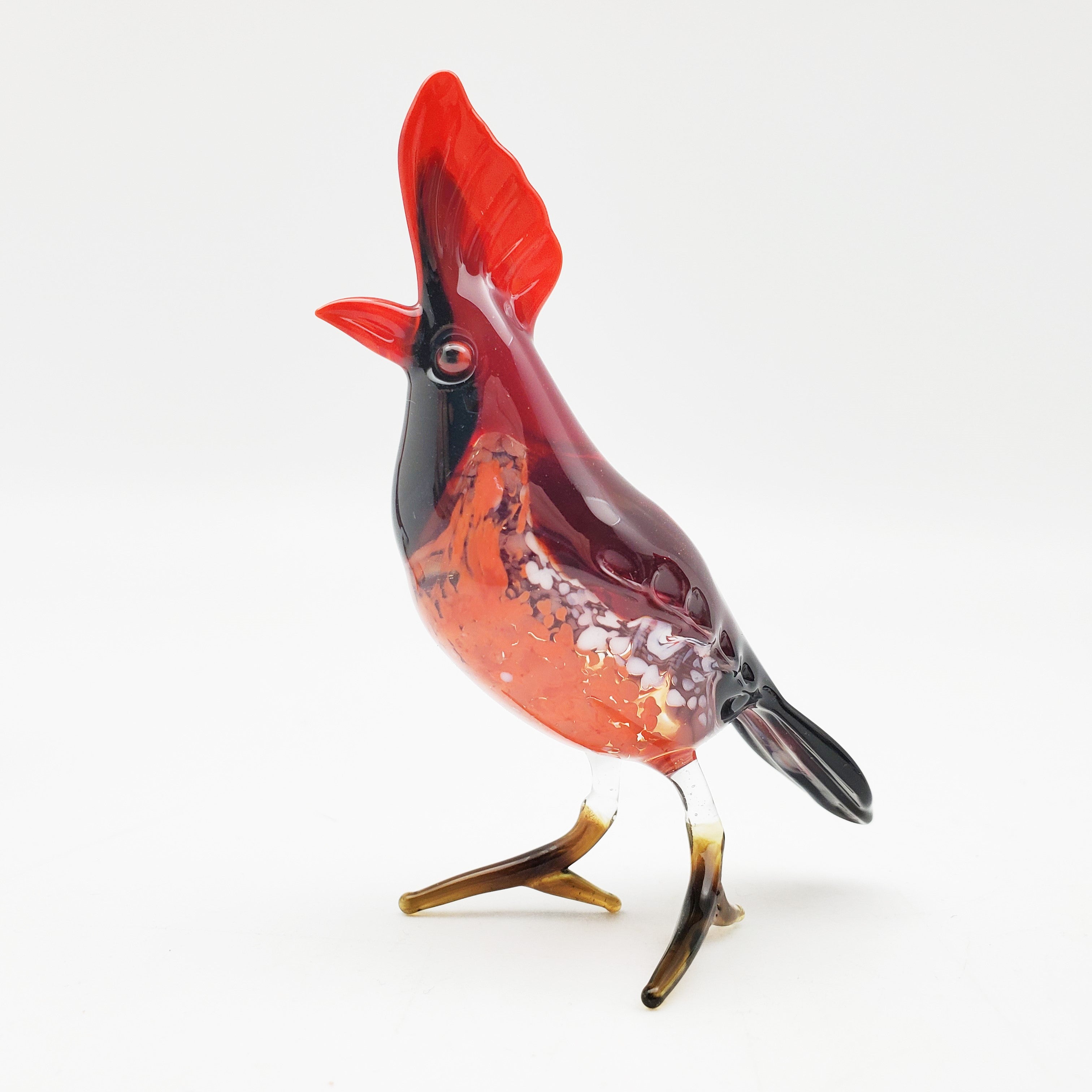 Art Glass Bird - Cardinal