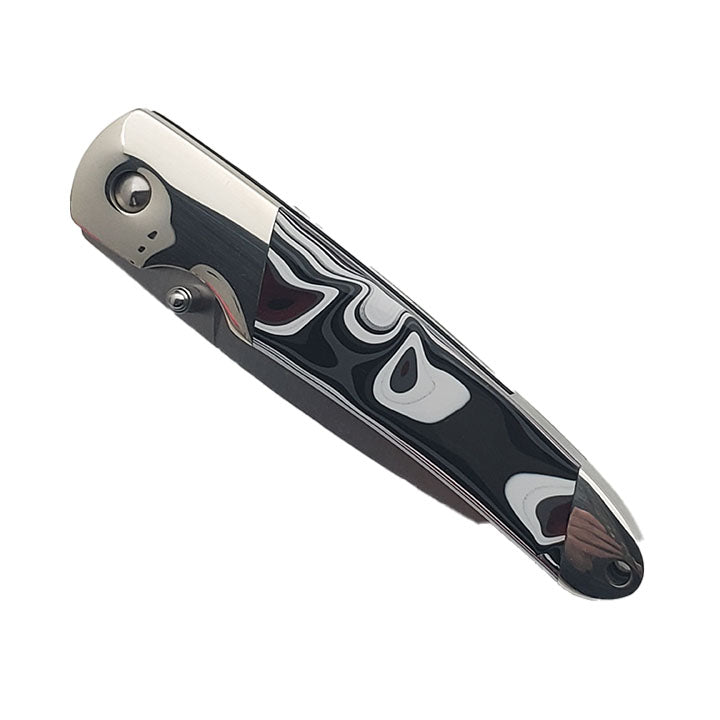 Liner Lock Knife - 4 Inches - Fordite