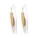 great for everyday wear, these sterling silver and gold fill earrings are stylish and lightweight