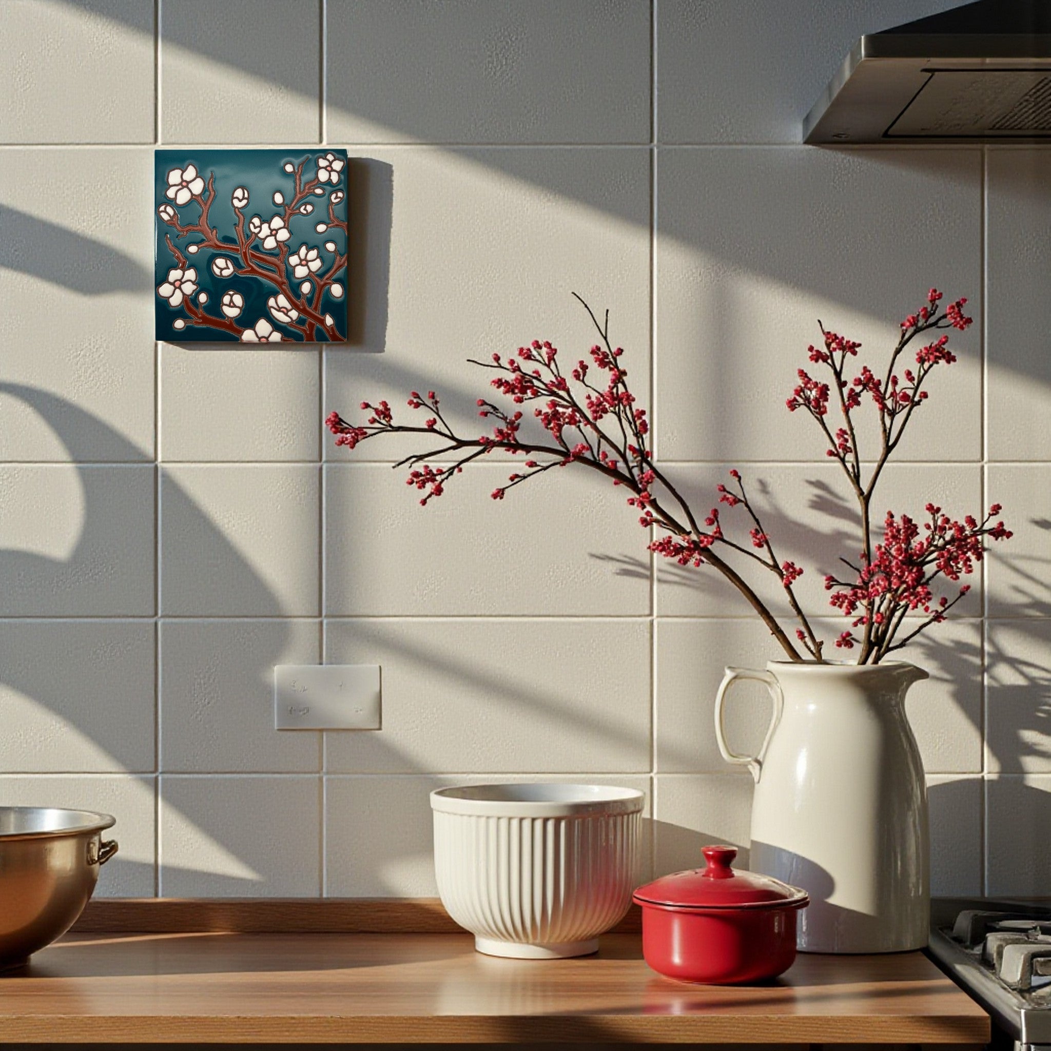 Art Tile - Cherry Blossoms