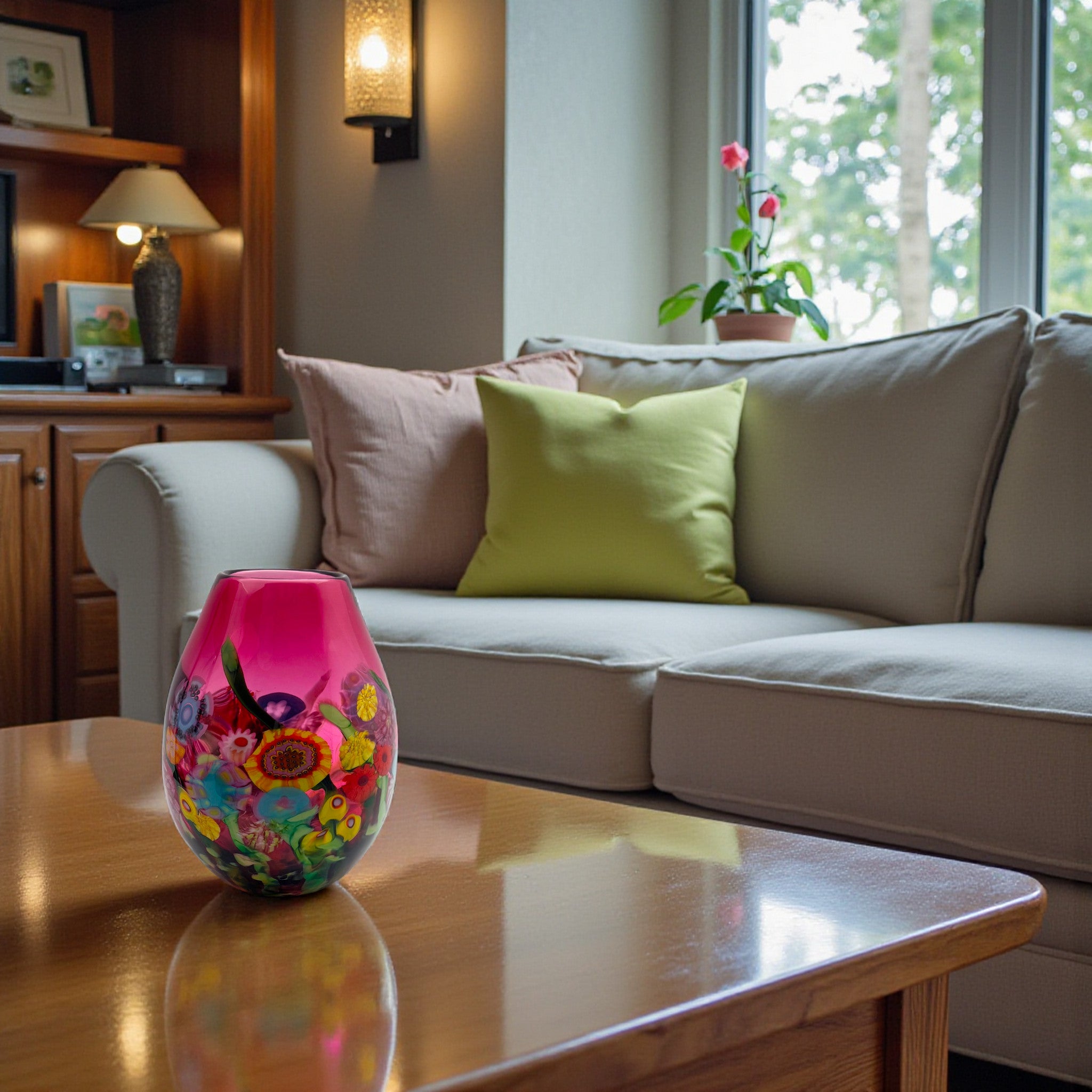 Flower Garden Murrini Vase