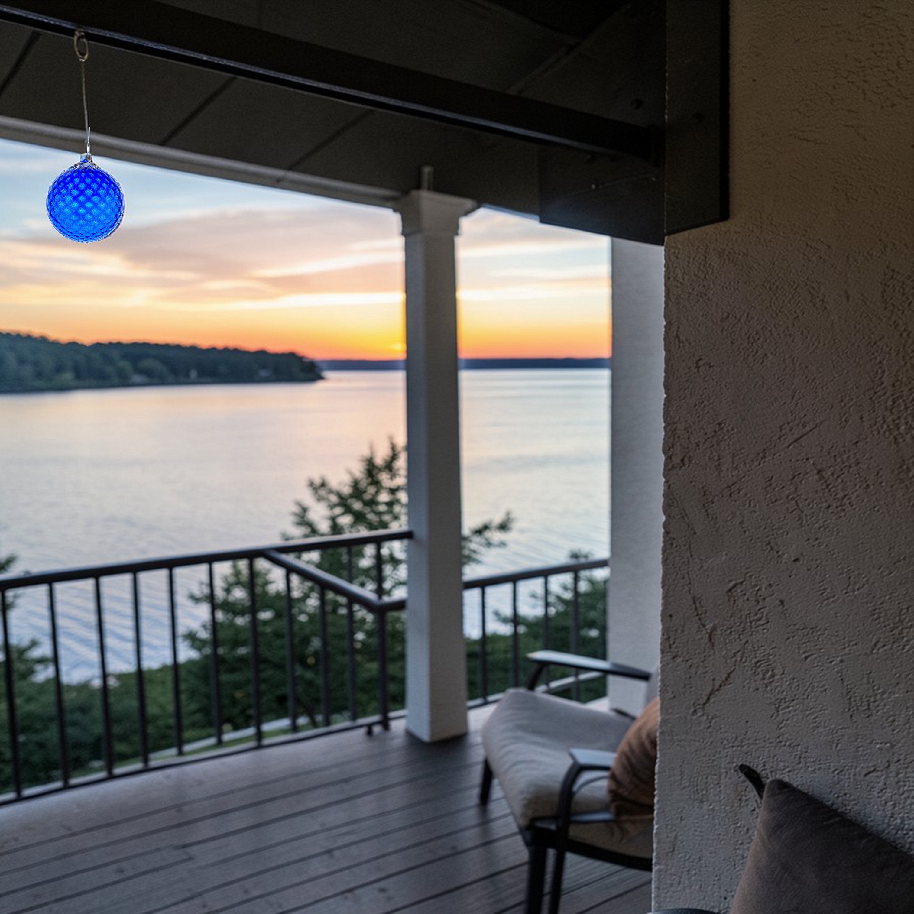 Hanging Infinity Globe - Blue