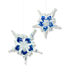 handcrafted glass snowflakes for holiday decorating