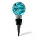 handcrafted glass and stainless steel wine stopper is great for holiday celebrations