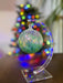 glass holiday ornament handcrafted