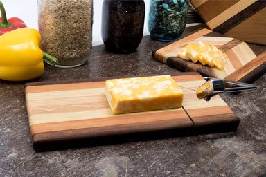 Use this wire cheese cutting board for everyday or special occasions