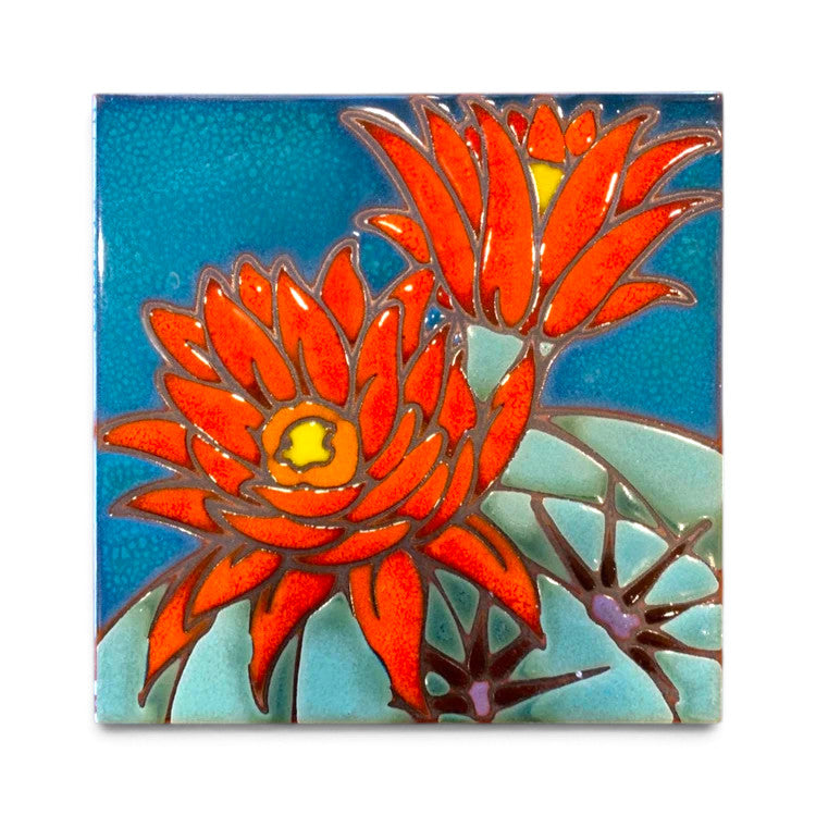 Art Tile - Hedgehog Cactus Desert Bloom