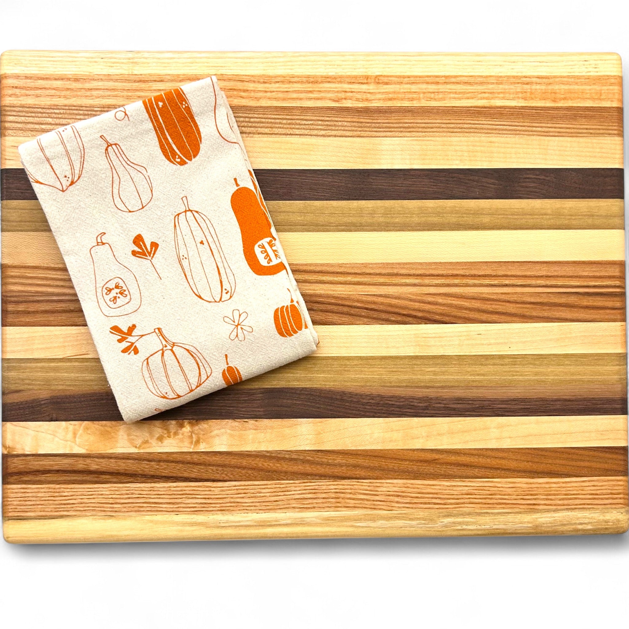 handcrafted 100% cotton kitchen towel great for seasonal autumn decorating and kitchen use