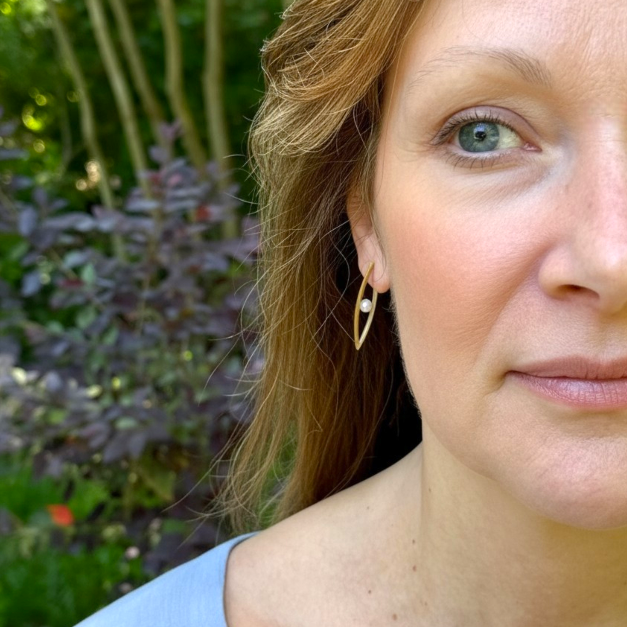 Pearl Post Earrings