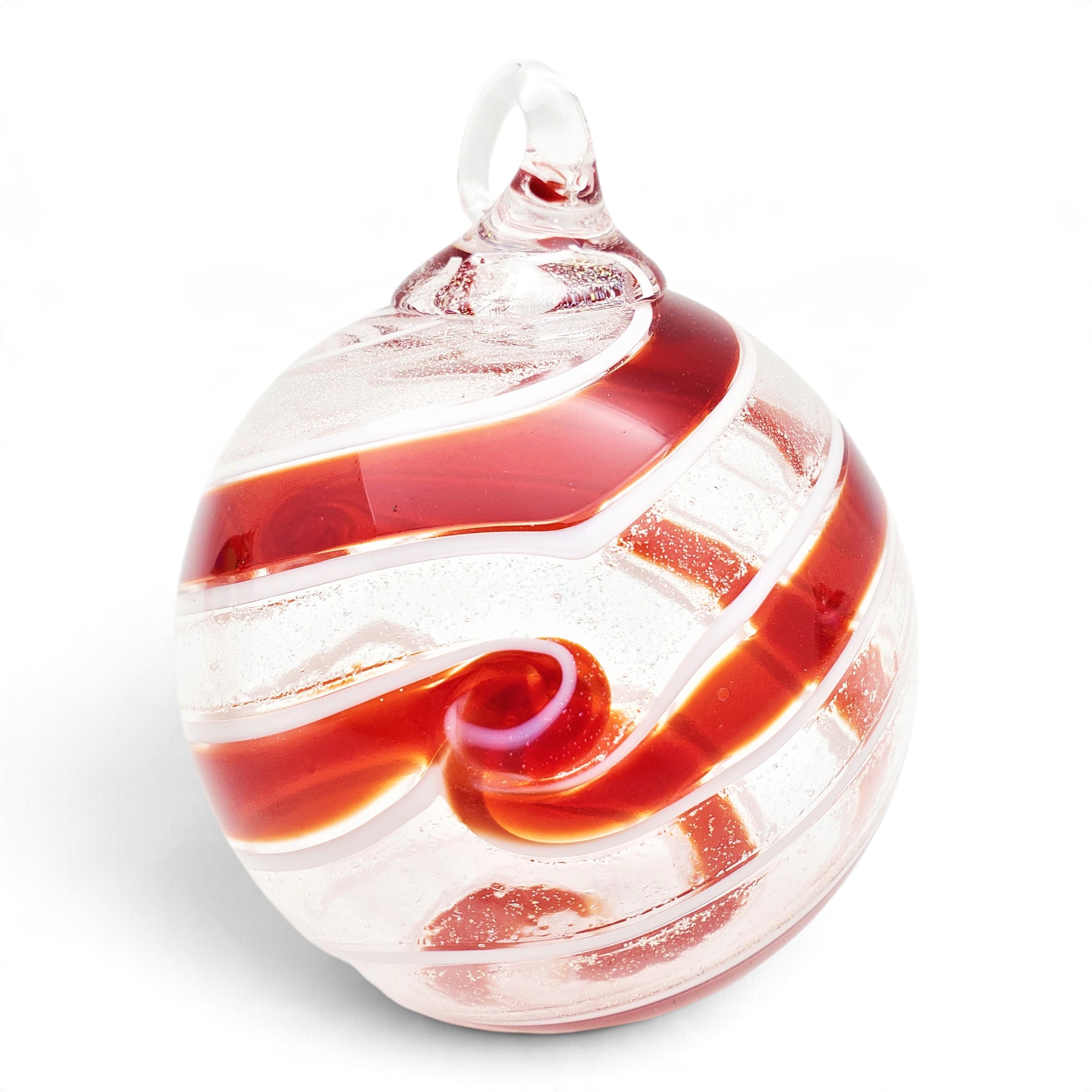 Red Spin Ornament