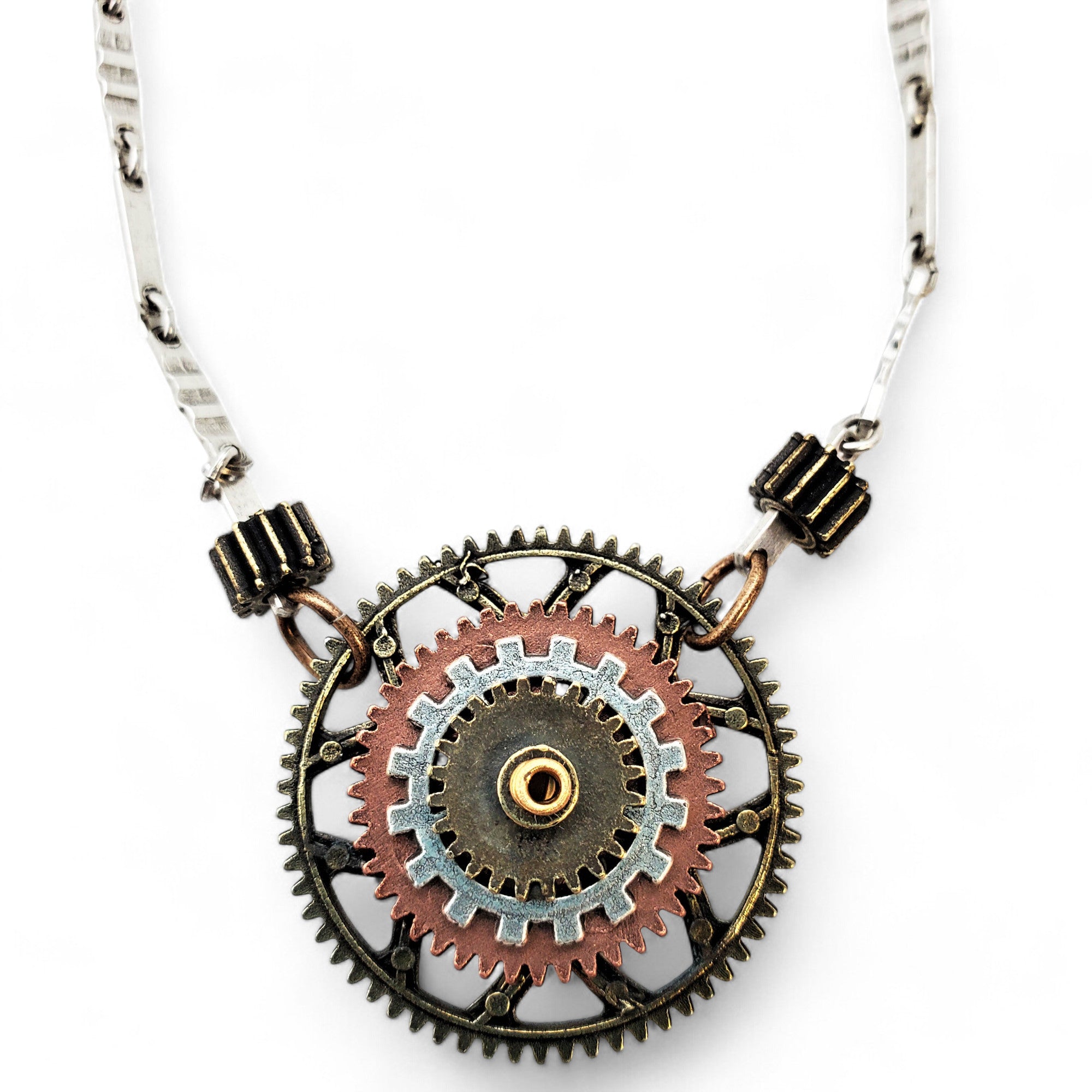 Industrial Gear Necklace