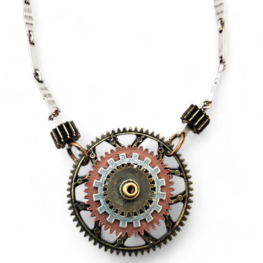 industrial gear necklace by alchemy