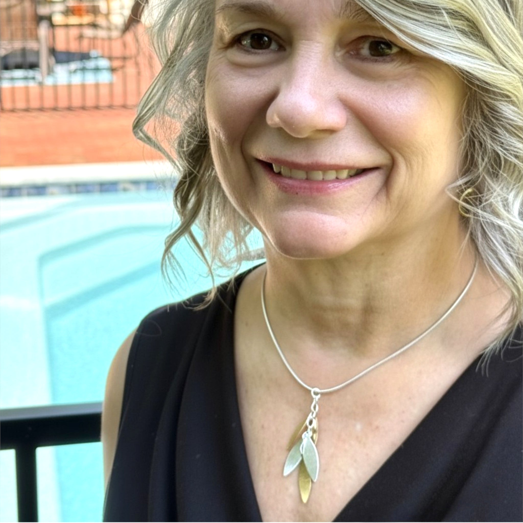 Layered Leaves Necklace