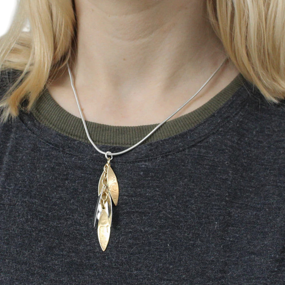 Layered Leaves Necklace