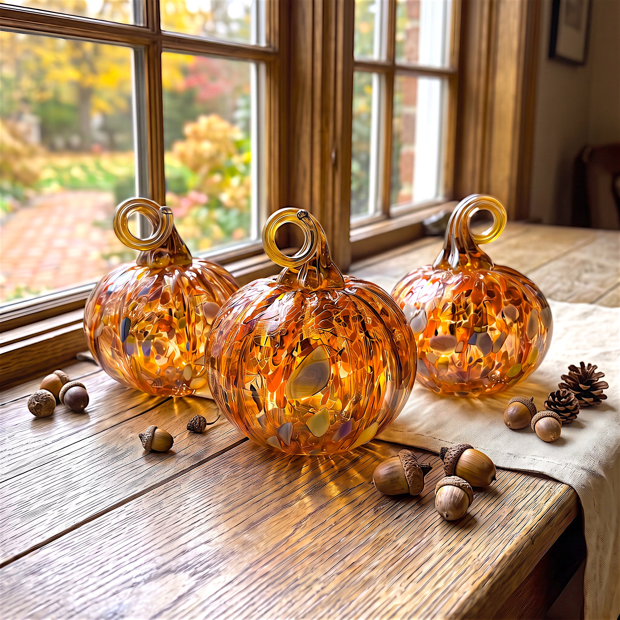 Harvest Moon - Limited Edition Glass Pumpkin