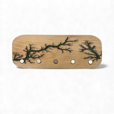 handcrafted magnetic key holder made with maple