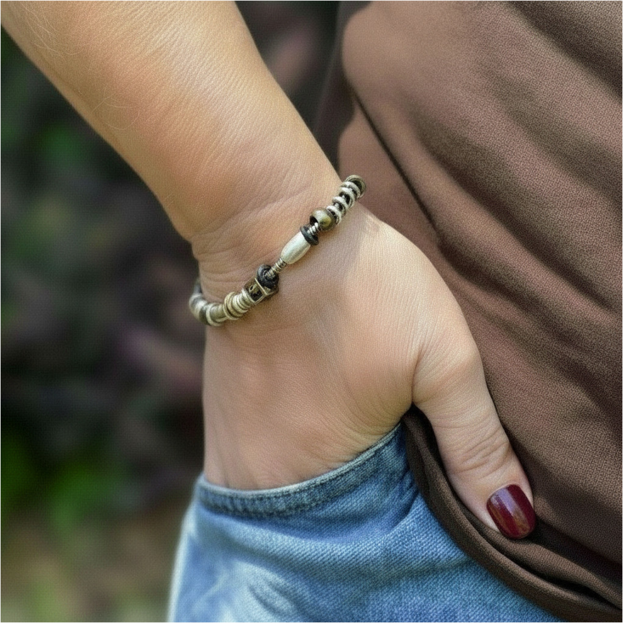 Mixed Multi-Bead Bracelet - Medium